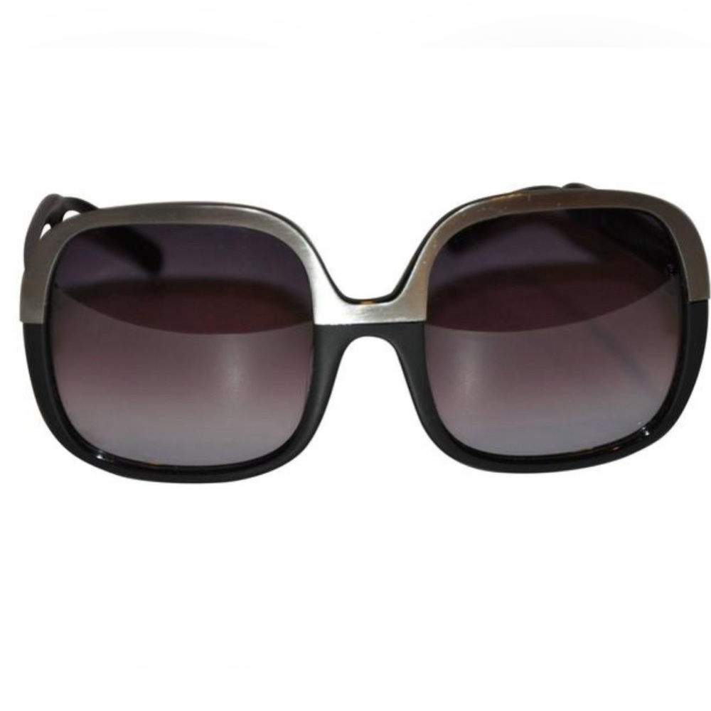 Phillip Lim Black Lucite & Stainless Steel Sunglasses